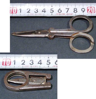 画像2: 1910-30's Folding Pocket Scissors