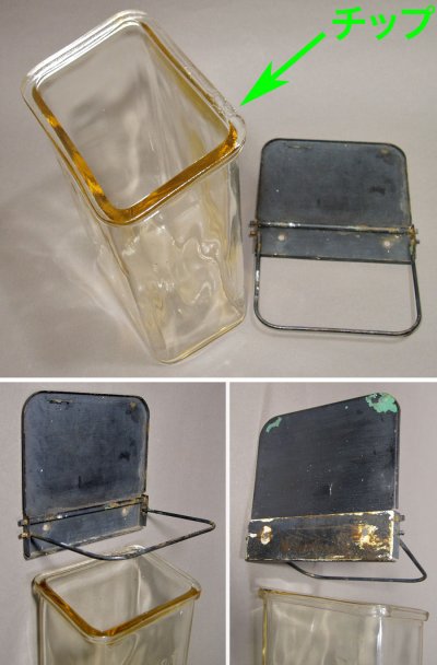 画像3: 1930-40's Wall Mount "VISIBLE" Glass MAIL BOX