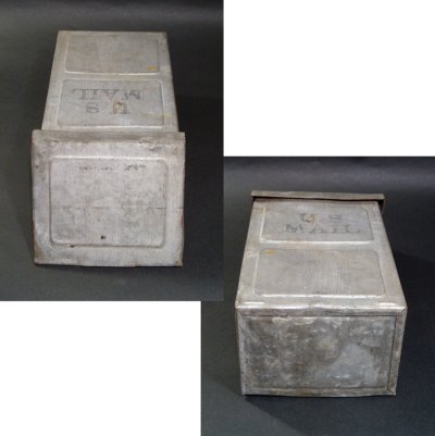 画像2: 1920's Wall Mount "Galvanized" U.S. MAIL BOX