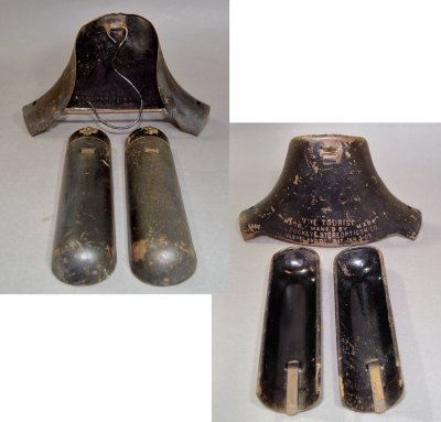 画像3: 1900-20's Black Metal "TOURIST" Travel Hanger