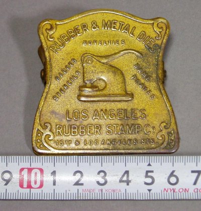 画像2: 1910-20's Advertising Brass Bill Clip