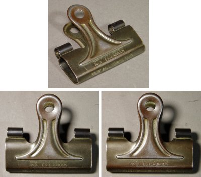 画像1: 1920-30's Art Deco "ESTERBROOK" 大 Paper Clip