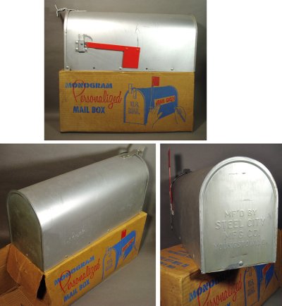 画像1: 1960's Steel U.S. MAILBOX  w/BOX