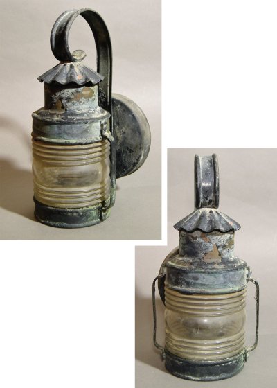 画像1: 1930's "Shabby Chic" Porch Lamp 