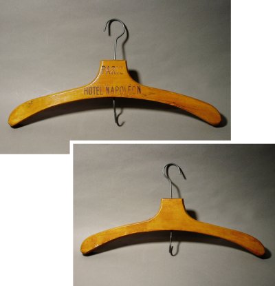 画像1: 1930-40's "Paris Hotel Napoléon" Wood Advertising Hanger