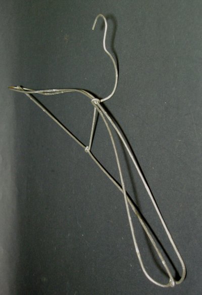 画像2: 1910-30's Steel Wire Hanger