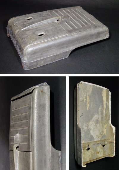 画像2: 1940's "STREAMLINE" Cast Aluminum Wall Mount Mail Box