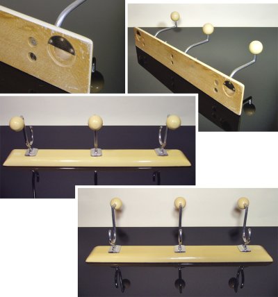 画像3: 1930-40's German ART DECO "ATOMIC" Coat Rack