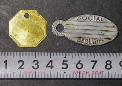 画像2: 1930-40's  "SOCIAL SECURITY" Key Fob