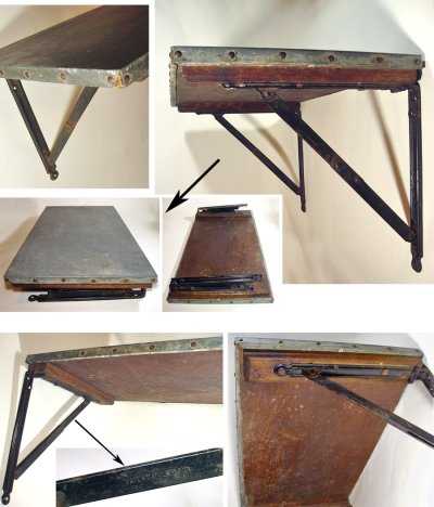 画像1:  "Factory Folding Shelf"  + "8-Folding Brackets" 【Big＆Heavy duty】