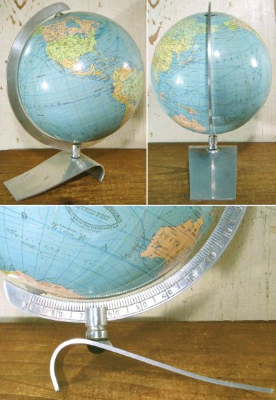 画像1: German-DECO 1940's Desk Top "MINI" World Globe