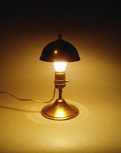 画像2: 1920-30's "Desk / Wall" Brass 2-Way Lamp