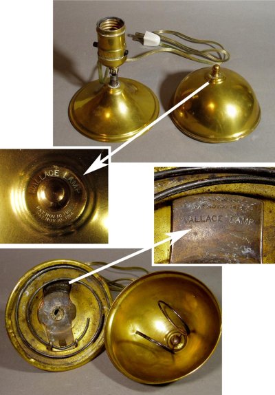 画像3: 1920-30's "Desk / Wall" Brass 2-Way Lamp