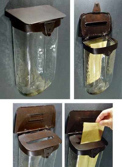 画像1: Vintage or Repro？ "Visible" Glass Mailbox