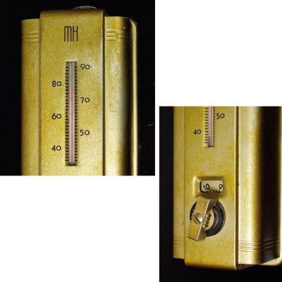 画像2: 1940-50's "Art Deco Design" Thermostat