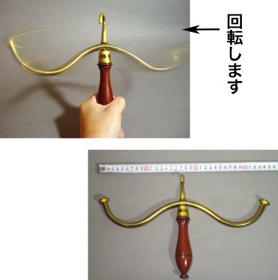 画像3: Early 1900's British "CLOTHES / HAT"  Hanger 