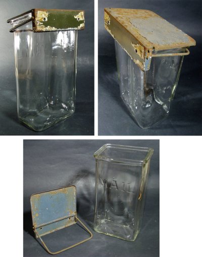 画像3: 1930-40's Wall Mount "VISIBLE" Glass MAIL BOX