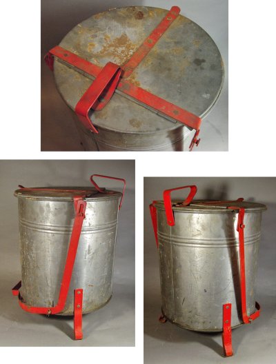 画像2: 1940's "JUSTRITE" Oily Waste Can 【10Gal.（37.85L）】