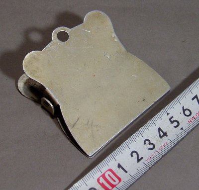 画像2: 1930's "Advertising" Aluminum Bill Clip