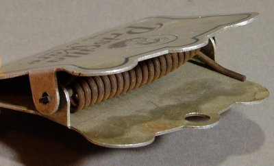 画像1: 1930's "Advertising" Aluminum Bill Clip