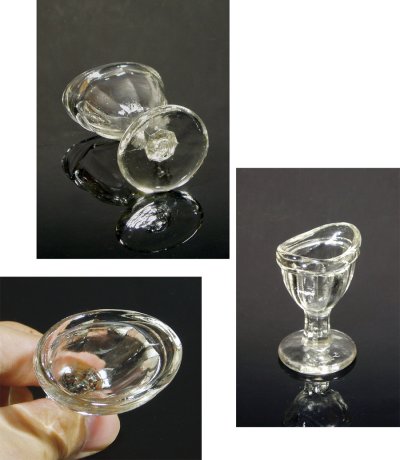 画像1: 1920-30's  Eye Wash Glass Cup