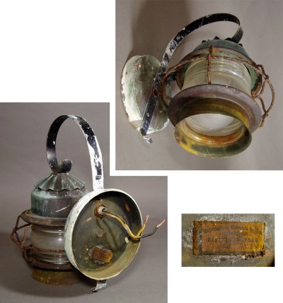 画像2: 1930's "Shabby Chic" Caged Porch Lamp 