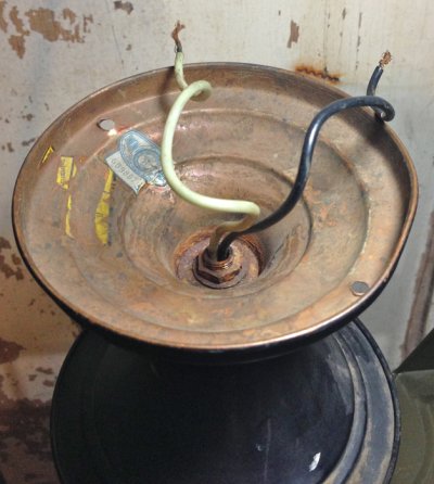 画像2: 1940-early 1950's  Copper Porch Lamp