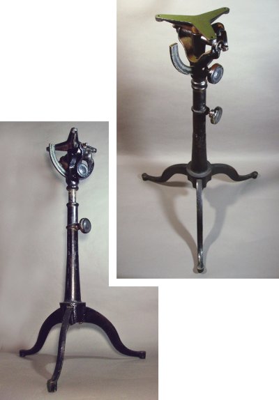 画像1: Early 1900's "Cast Iron" Adjustable Drafting Table Base