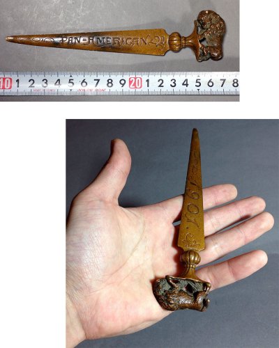 画像3: 1901 "N.Y. Buffalo" Brass Letter Opener