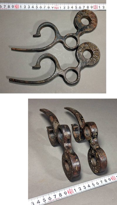 画像3: 1900's Cast Iron "Shelf Mount Brackets" ？