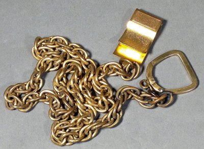 画像2: 1930-40's "Triple Link" Pocket Watch Chain