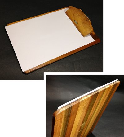 画像1: 1930‘s "Globe Wernicke" Wooden Clipboard