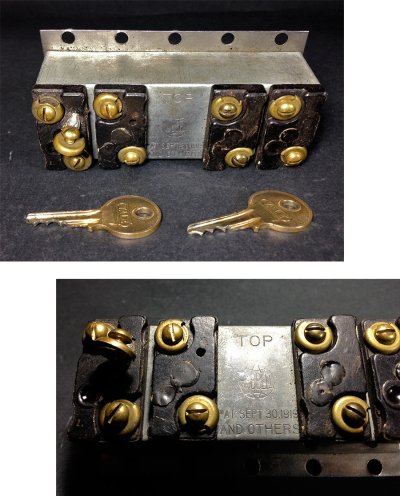 画像2: 1910-30's【HUBBELL】Toggle Switch w/ KEY LOCK