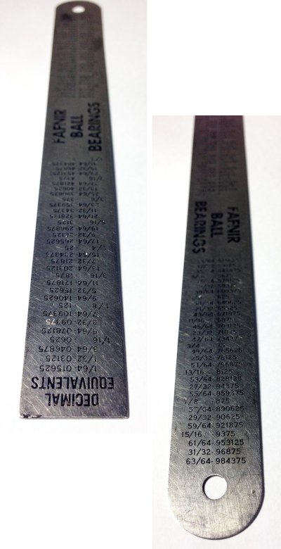 画像3: 1940-50's "B.C. Bearing Engineers Ltd." 15cm-6inch Metal Ruler