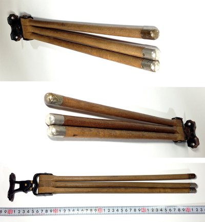 画像3: 1880-1900's  "Iron and Wood" Towel Rack 