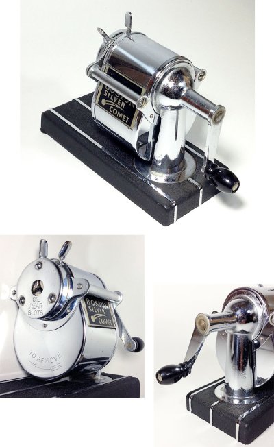 画像1: 1930-40's "SILVER COMET" Pencil Sharpener【Mint Condition】