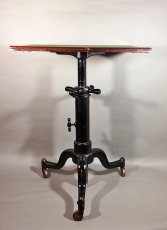 画像3: 1910's "SATELLITE" Adjustable Cast Iron Table (3)