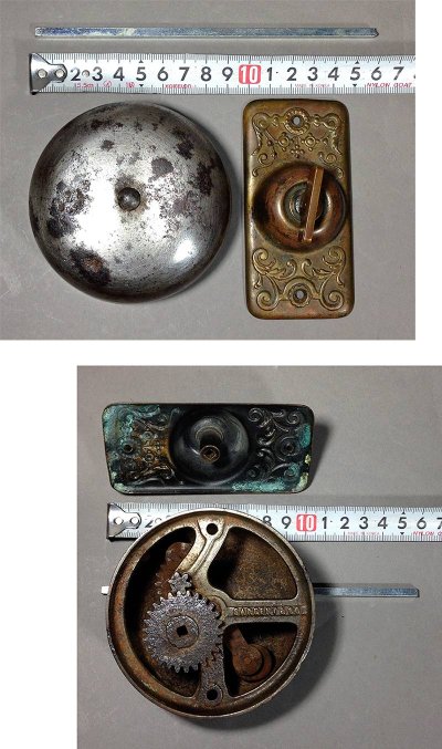 画像3: 1900's "Cast Iron＆Brass" Loud Doorbell