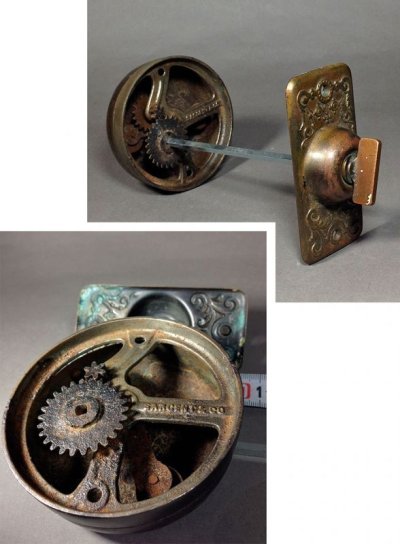 画像1: 1900's "Cast Iron＆Brass" Loud Doorbell