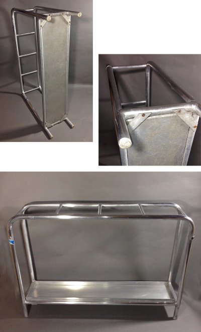 画像3: 【特大】1940-50's Art Déco "ALUMINUM" Umbrella Stand