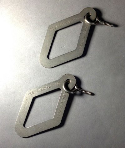 画像1: ♢ Diamond Shaped ♢ Advertising Clothes Hanger Hooks【2-set】