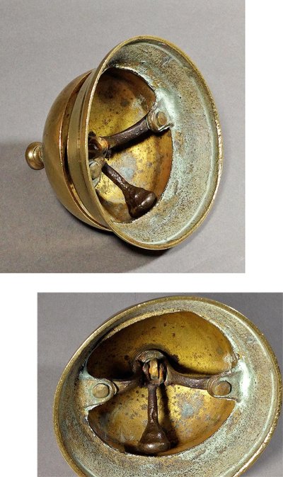 画像2: 1880-1900's  Cast Brass Reception Bell 