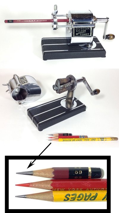 画像2: 1930-40's "SILVER COMET" Pencil Sharpener【Mint Condition】