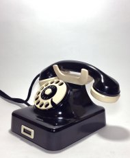 画像2: - 実働品 - German Bakelite Telephone【Black】 (2)