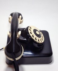 画像4: - 実働品 - German Bakelite Telephone【Black】 (4)