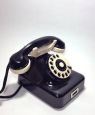 画像3: - 実働品 - German Bakelite Telephone【Black】 (3)