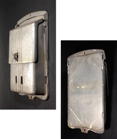 画像1: 1940's "STREAMLINE" Cast Aluminum Wall Mount Mail Box