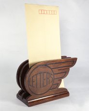 画像8: 1930's【LETTERS】Wooden Letter Holder  (8)