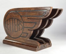 画像3: 1930's【LETTERS】Wooden Letter Holder  (3)