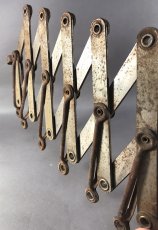 画像10: “RUSTY!!” 1920's "EXTENSION" Steel Garment Hanger Rack (10)